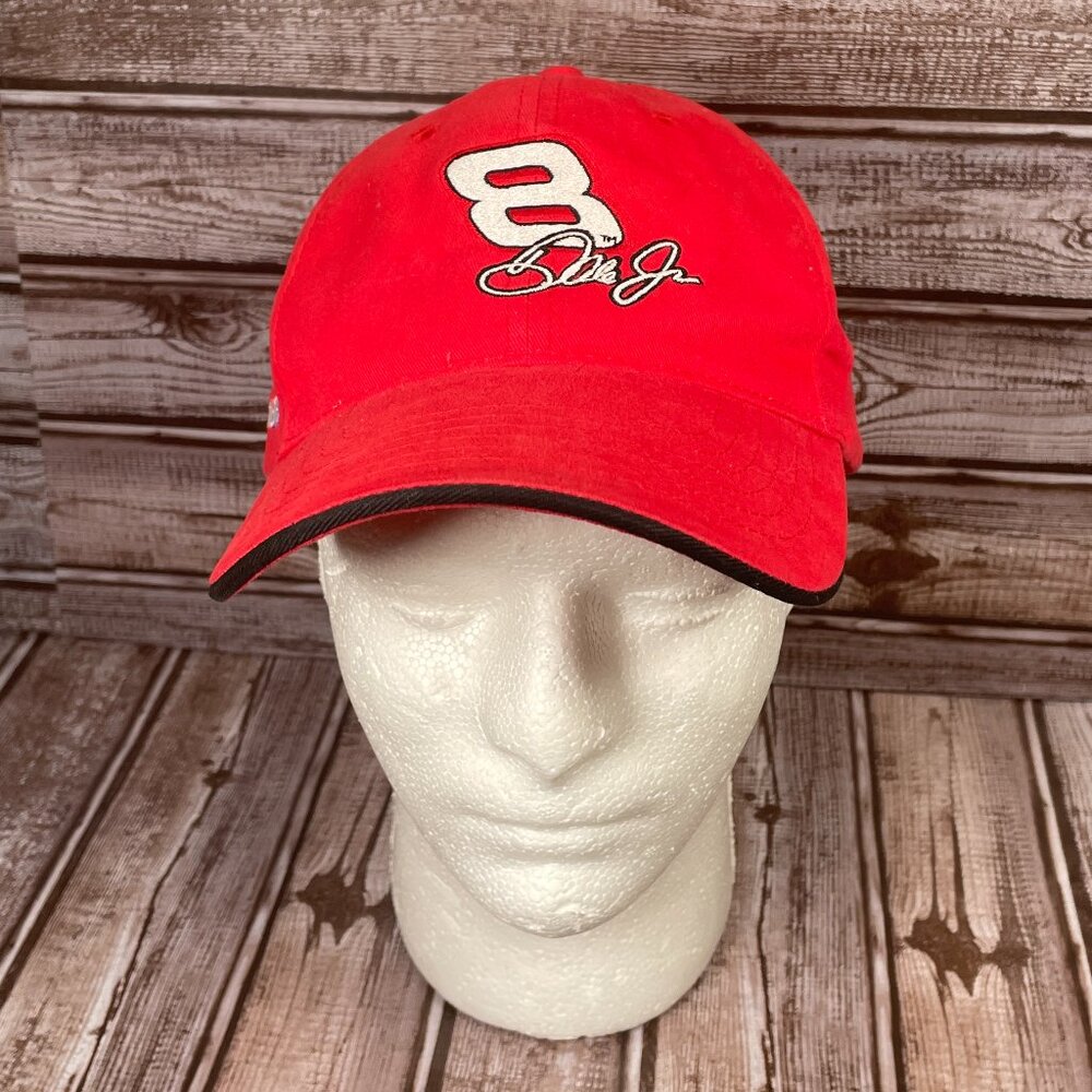 Dale Earnhardt Jr #8 Nascar Men Gillette Young Guns Adj. Racing Red Cap Hat